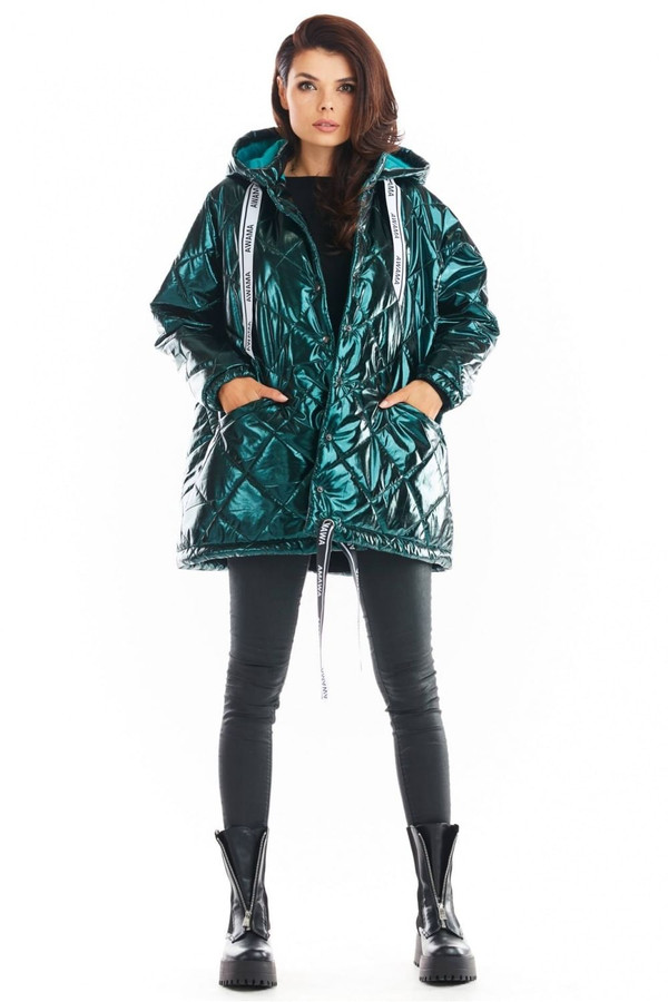 green - Jacket model 149755 awama U704-149755