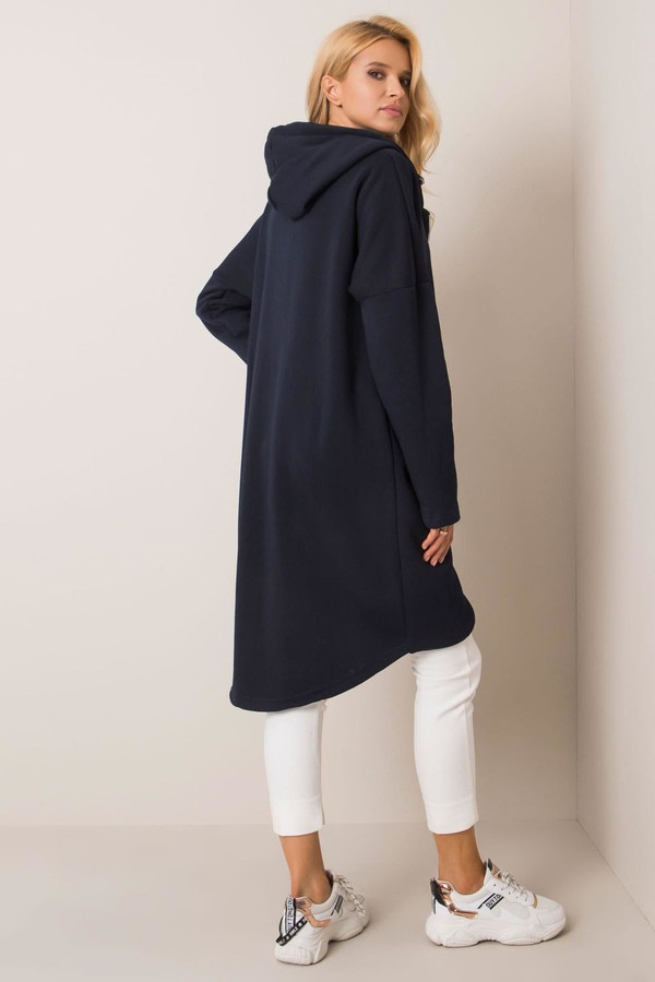 navy blue - Sweatshirt model 168771 Rue Paris U704-168771