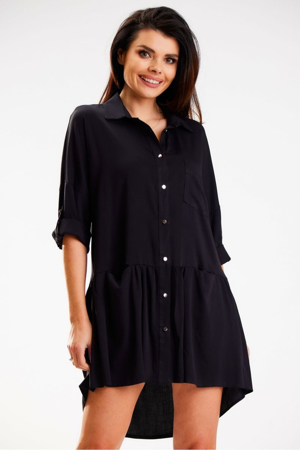 black - Daydress model 179588 awama U704-179588