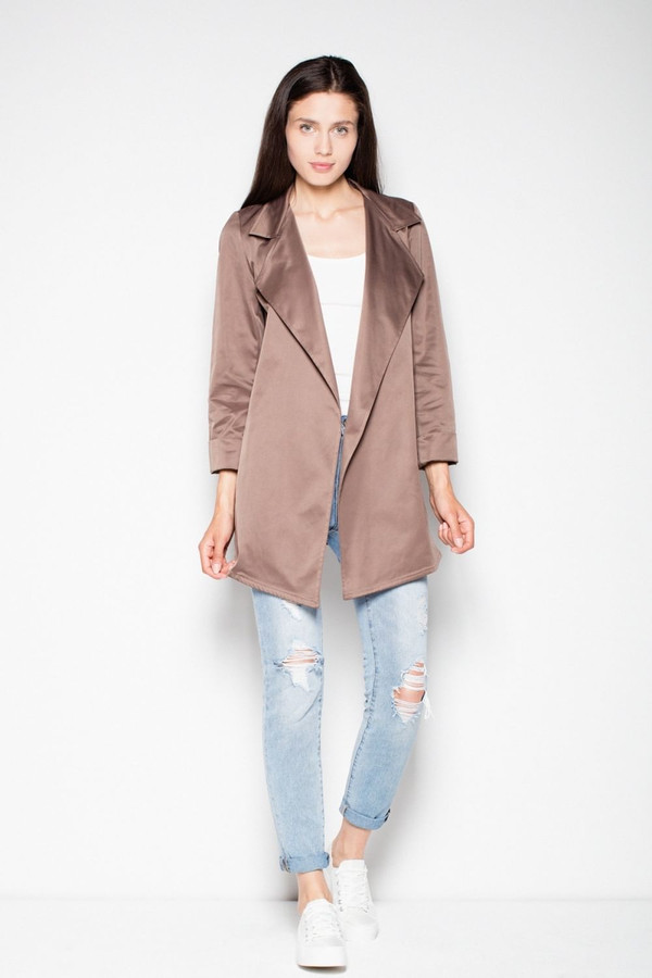 brown - Coat model 77421 Venaton U704-77421