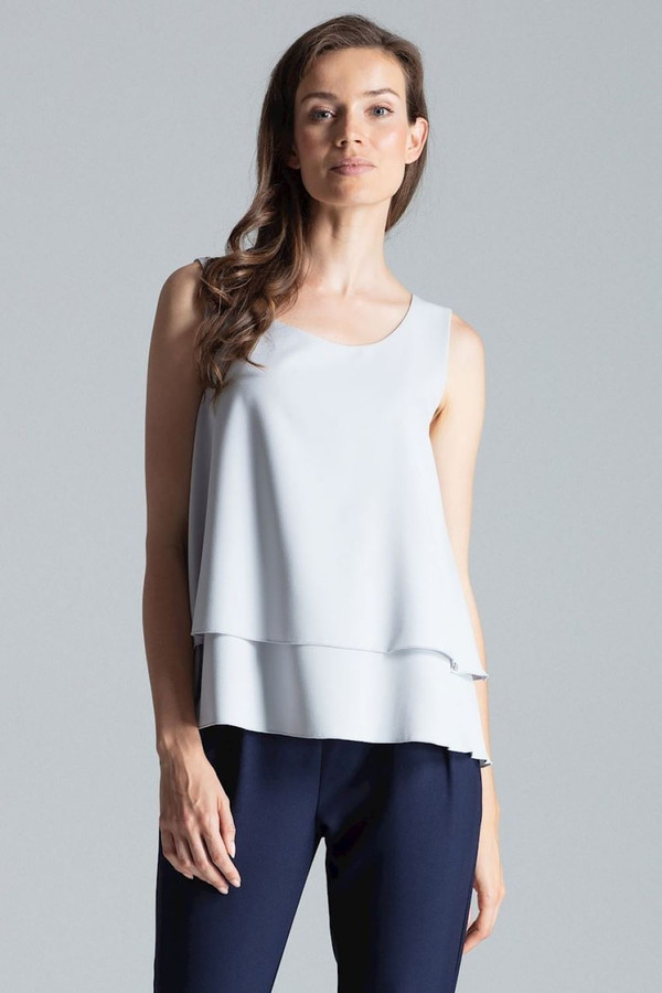 grey - Blouse model 135768 Figl U704-135768