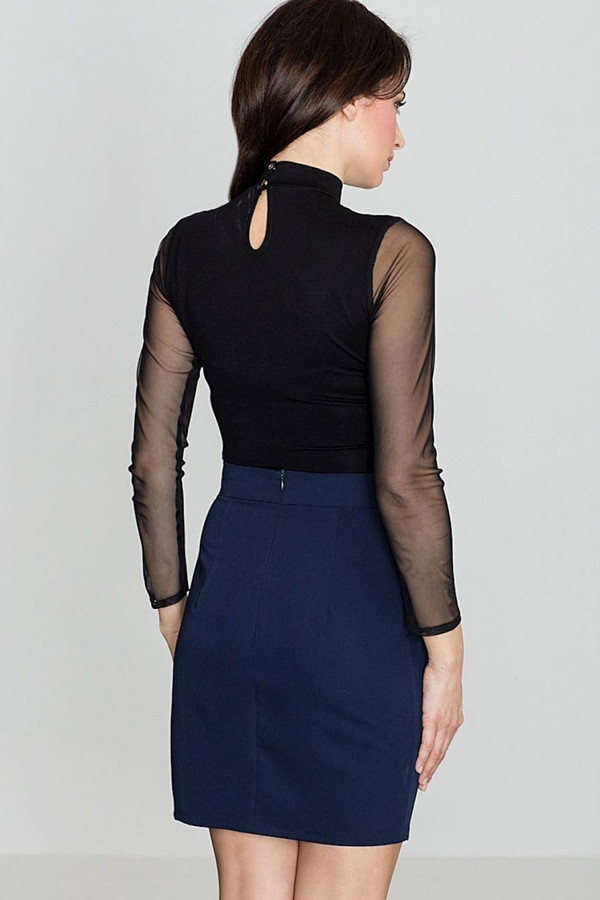 navy blue - Skirt model 114319 Lenitif U704-114319