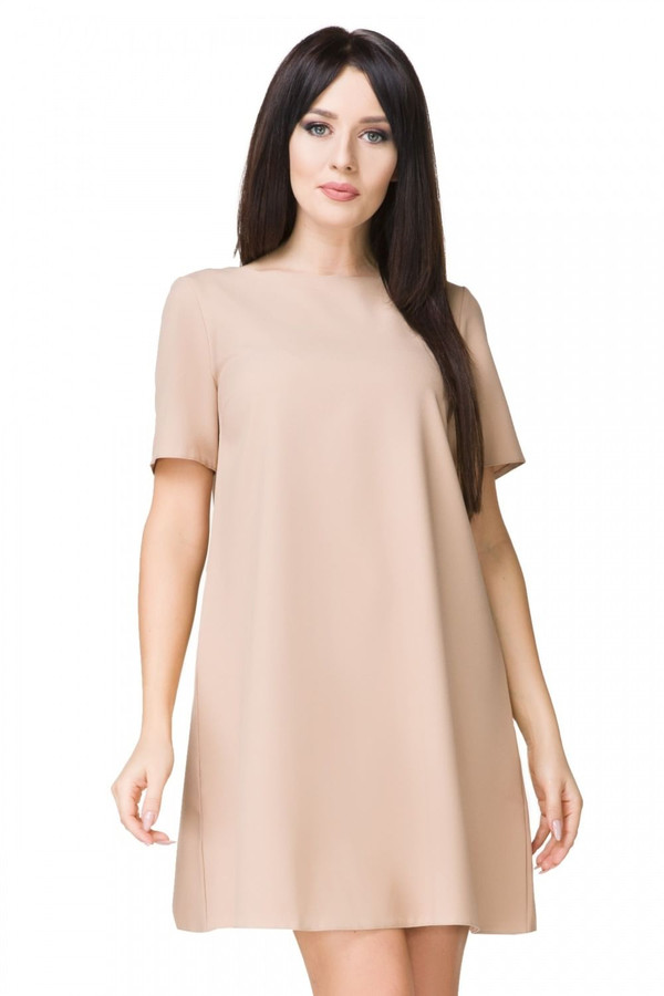 beige - Cocktail dress model 93571 Tessita U704-93571