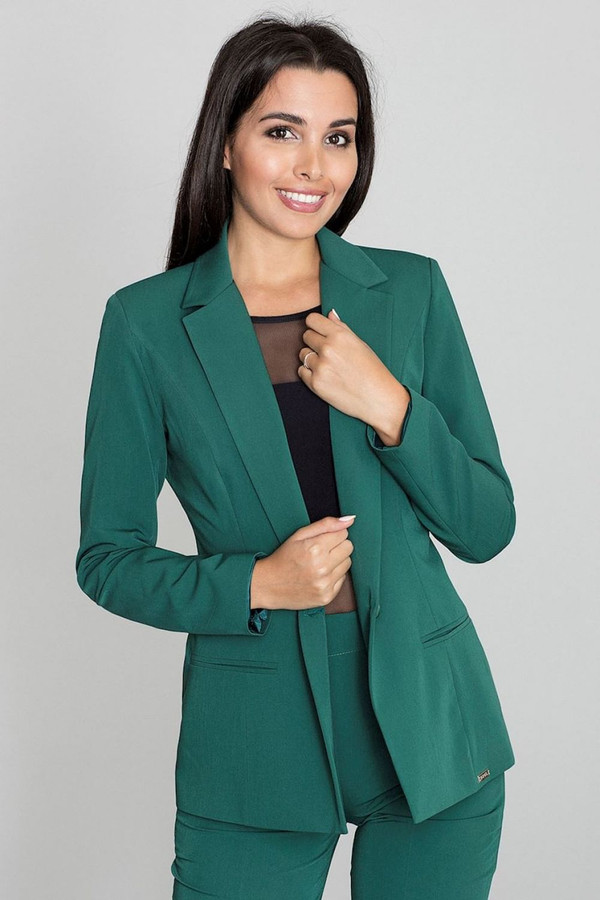 green - Jacket model 111083 Figl U704-111083