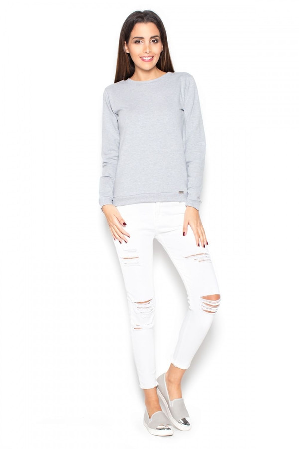 grey - Blouse model 77308 Katrus U704-77308