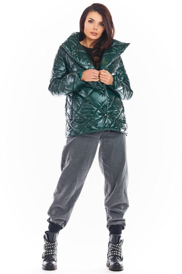 green - Jacket model 150776 awama U704-150776