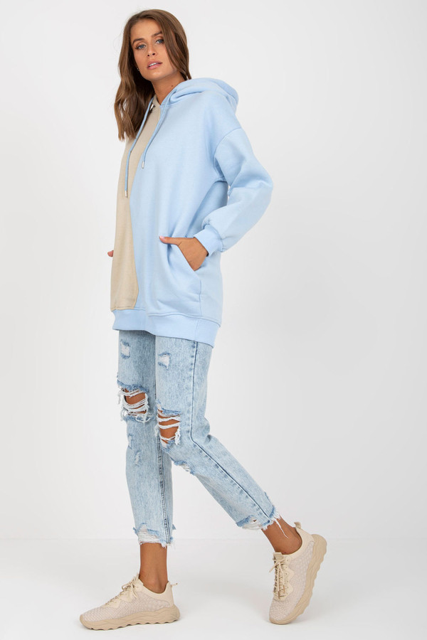 blue - Sweatshirt model 170363 Rue Paris U704-170363