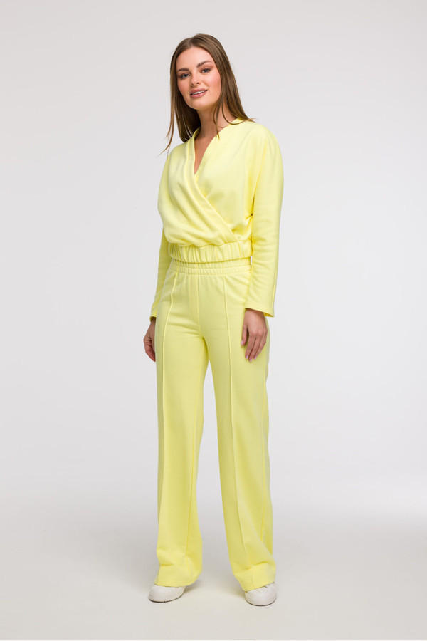 yellow - Sweatshirt model 211535 BeWear U704-211535