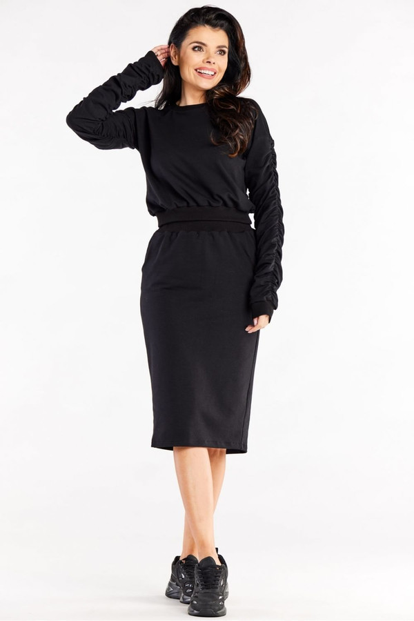 black - Sweatshirt model 188041 Infinite You U704-188041