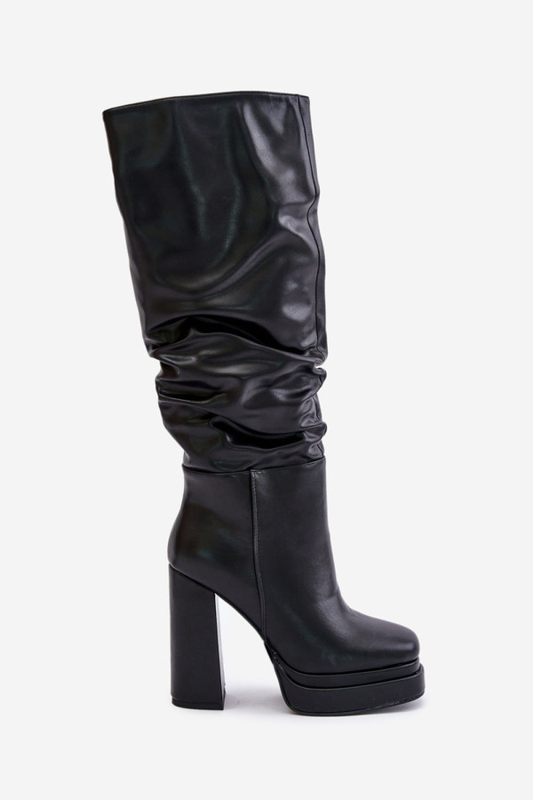 black - Heel boots model 202604 Step in style U704-202604