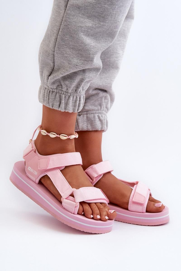 pink - Platform sandals model 198192 Step in style U704-198192