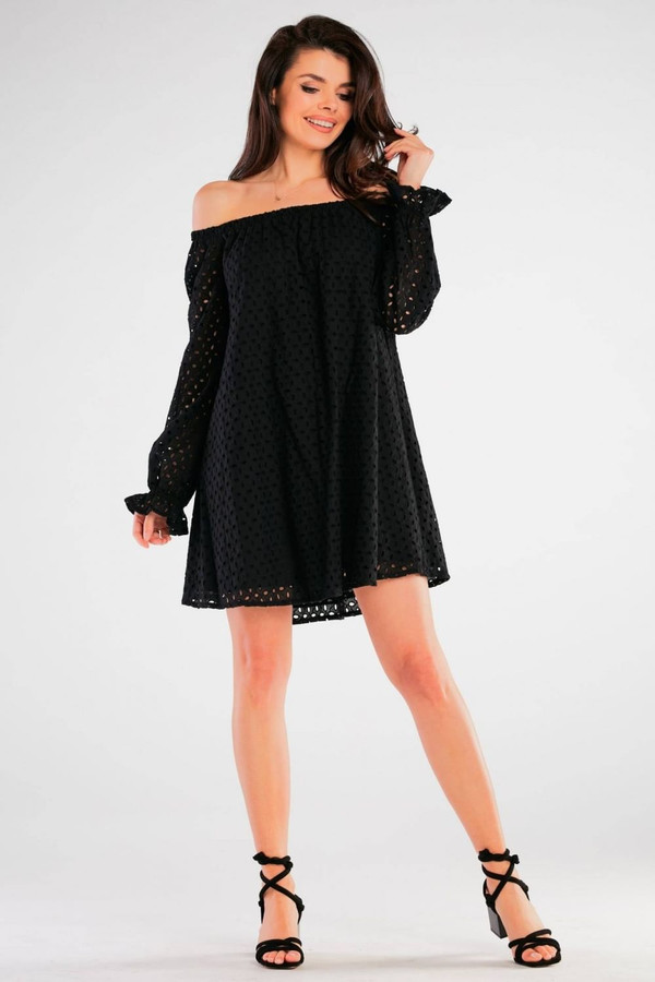black - Daydress model 166806 awama U704-166806