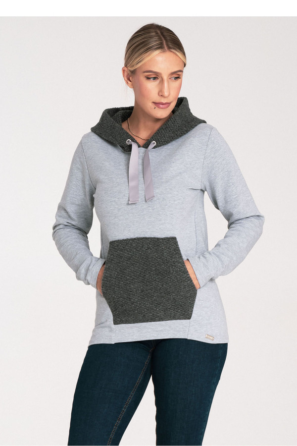 grey - Sweatshirt model 201458 Figl U704-201458