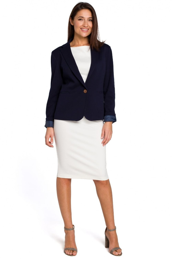 navy blue - Jacket model 130424 Stylove U704-130424