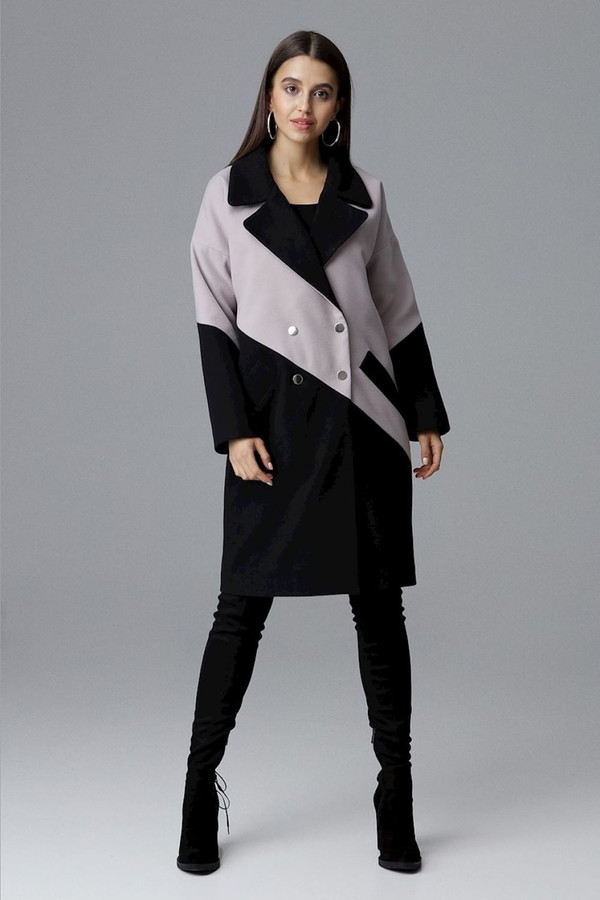 black - Coat model 124374 Figl U704-124374