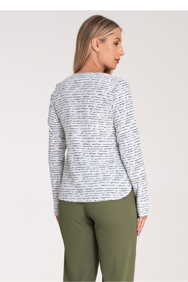 multicolor - Long sleeve shirt model 201465 Figl U704-201465