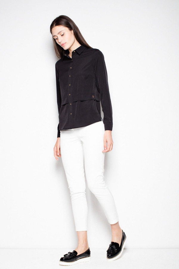 black - Long sleeve shirt model 77462 Venaton U704-77462