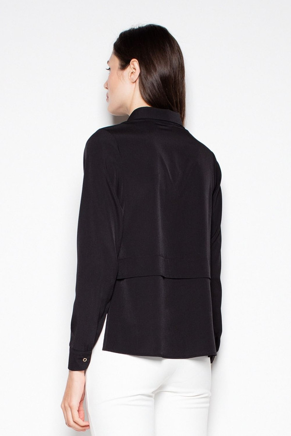 black - Long sleeve shirt model 77462 Venaton U704-77462