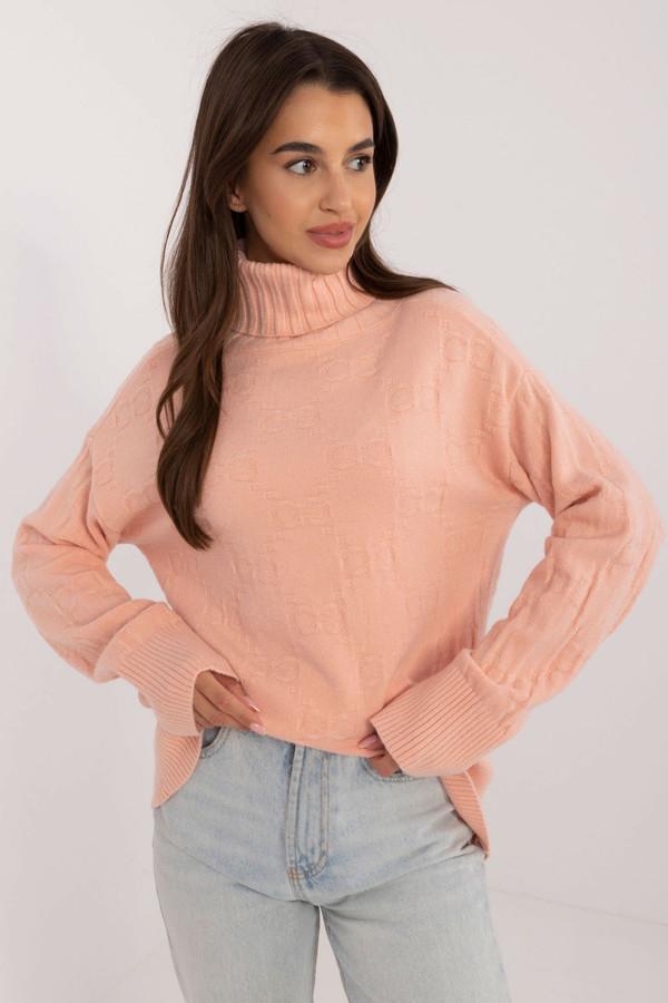 pink - Turtleneck model 208280 AT U704-208280