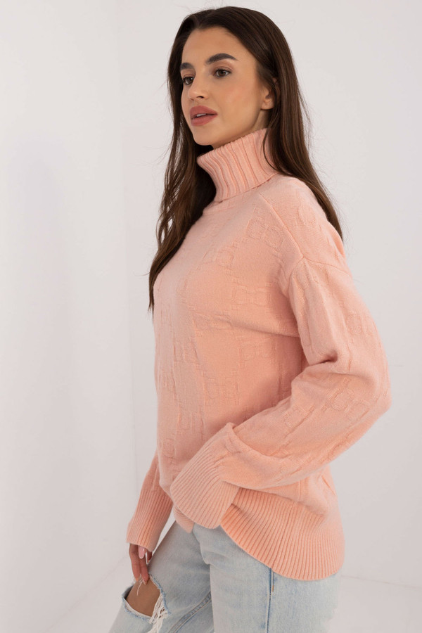 pink - Turtleneck model 208280 AT U704-208280