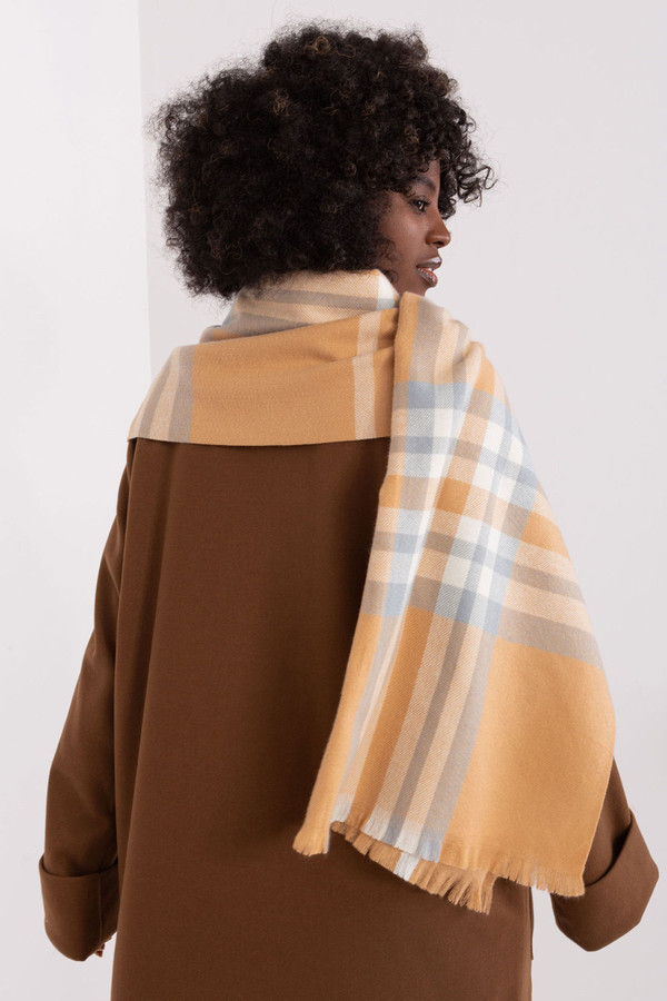 brown - Shawl model 190567 AT U704-190567