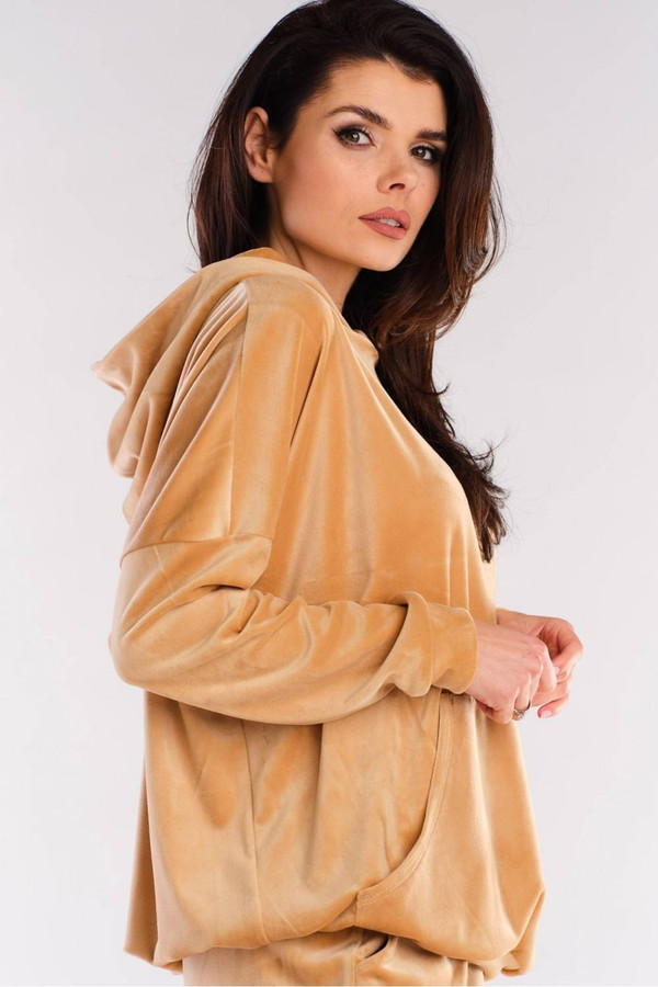 beige - Sweatshirt model 154784 awama U704-154784