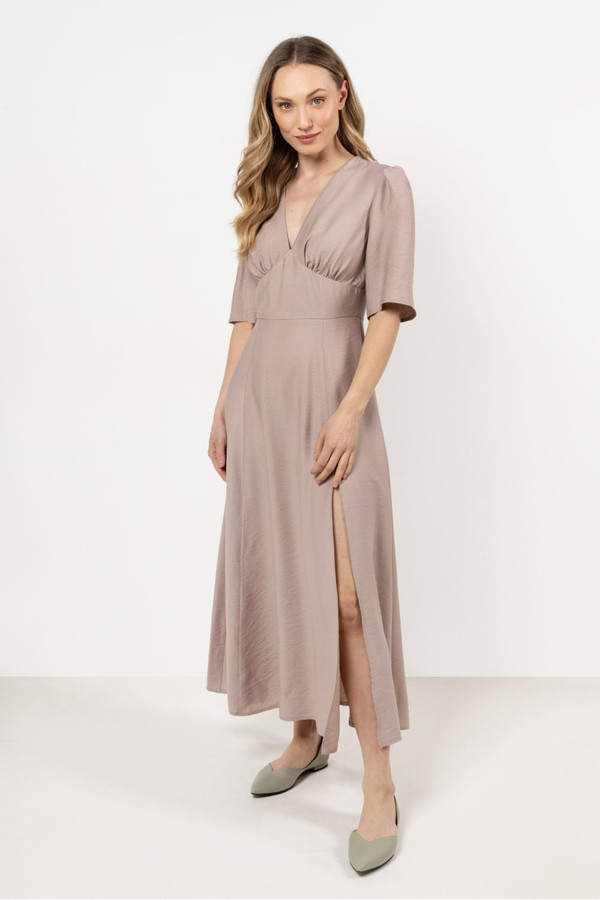 brown - Daydress model 212214 awama U704-212214