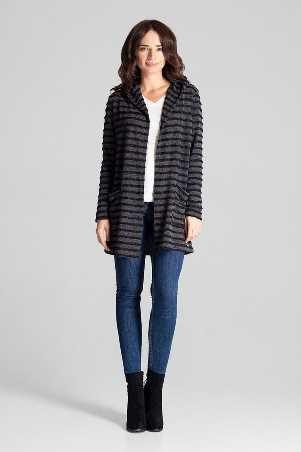 black - Cardigan model 139347 Lenitif U704-139347