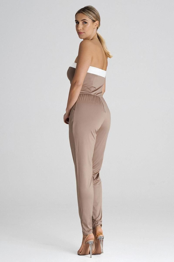 beige - Suit model 197337 Figl U704-197337