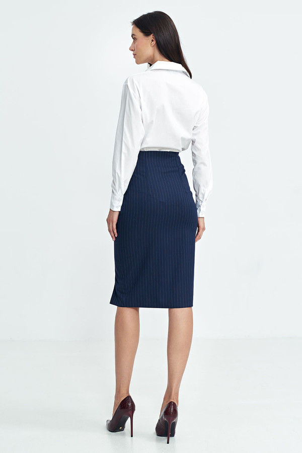 navy blue - Skirt model 202486 Nife U704-202486