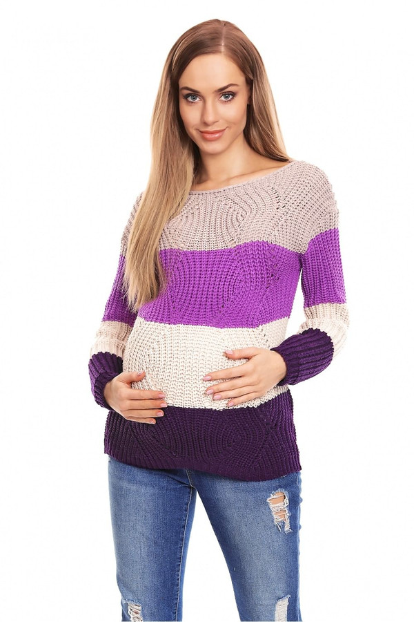 multicolor - Pregnancy sweater model 132023 PeeKaBoo U704-132023