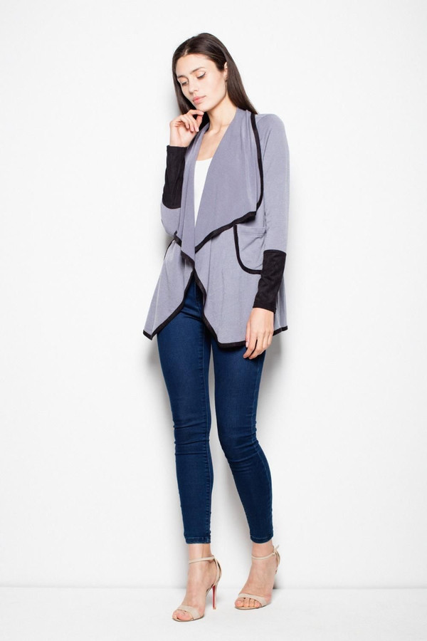 grey - Cardigan model 111796 Venaton U704-111796