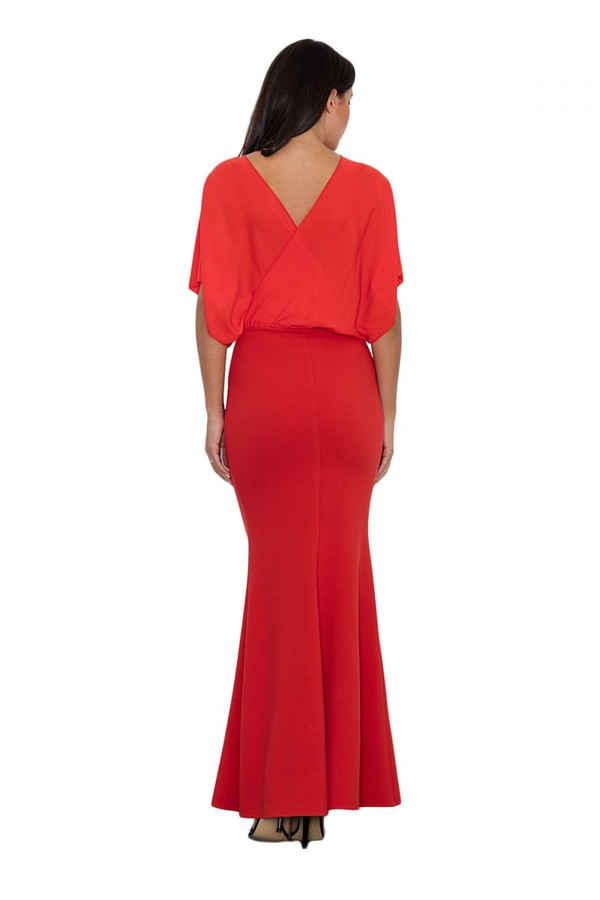 red - Long dress model 111036 Figl U704-111036