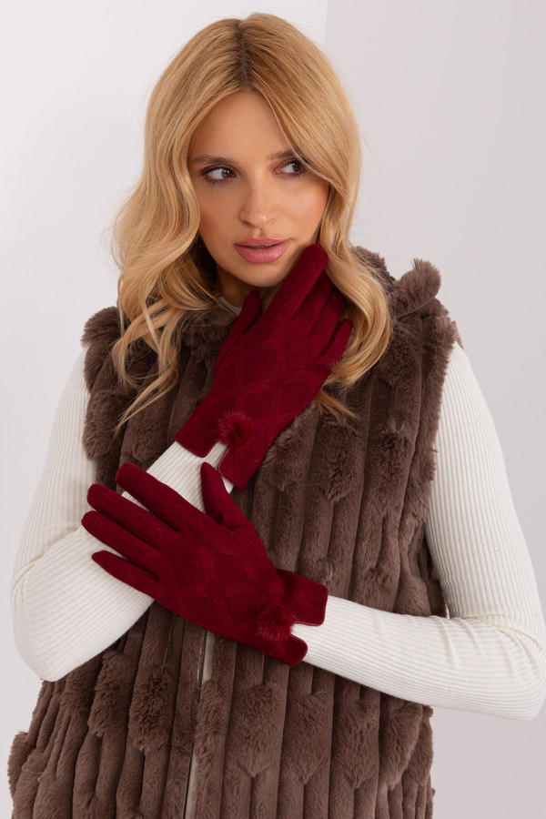 red - Gloves model 190795 AT U704-190795