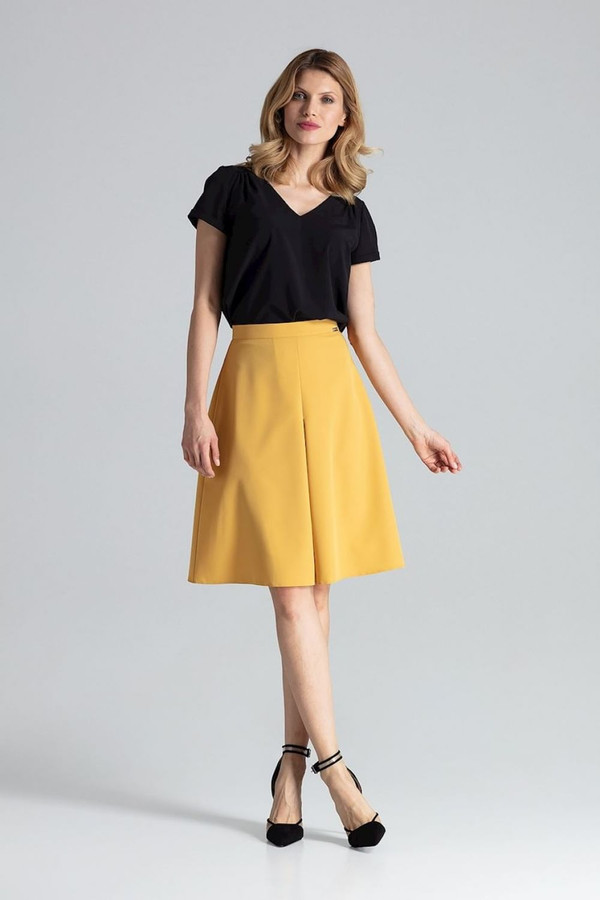 yellow - Skirt model 132468 Figl U704-132468