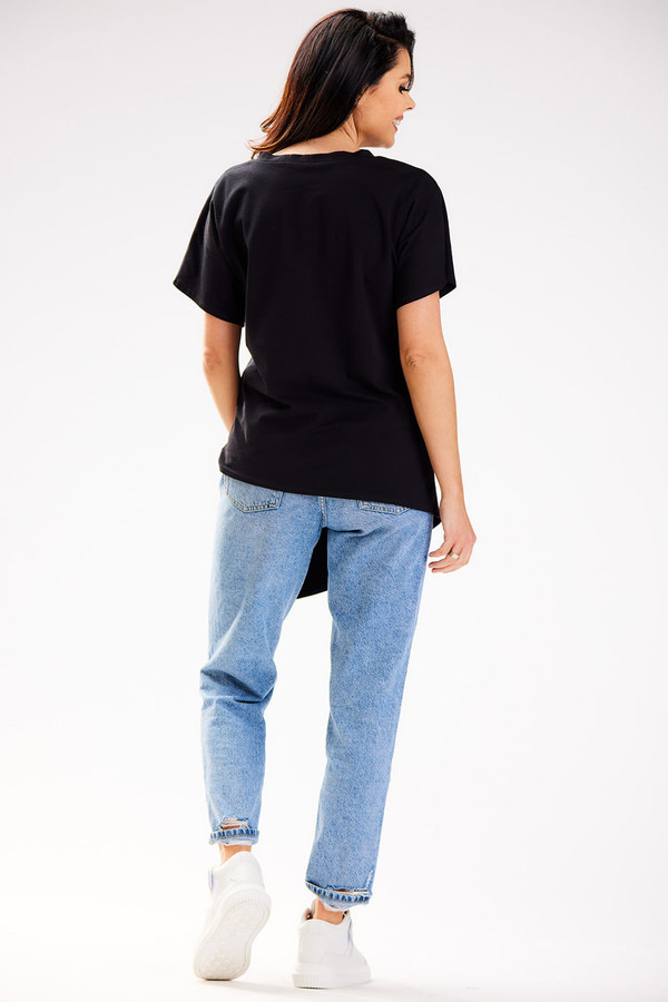 black - Blouse model 182023 Infinite You U704-182023