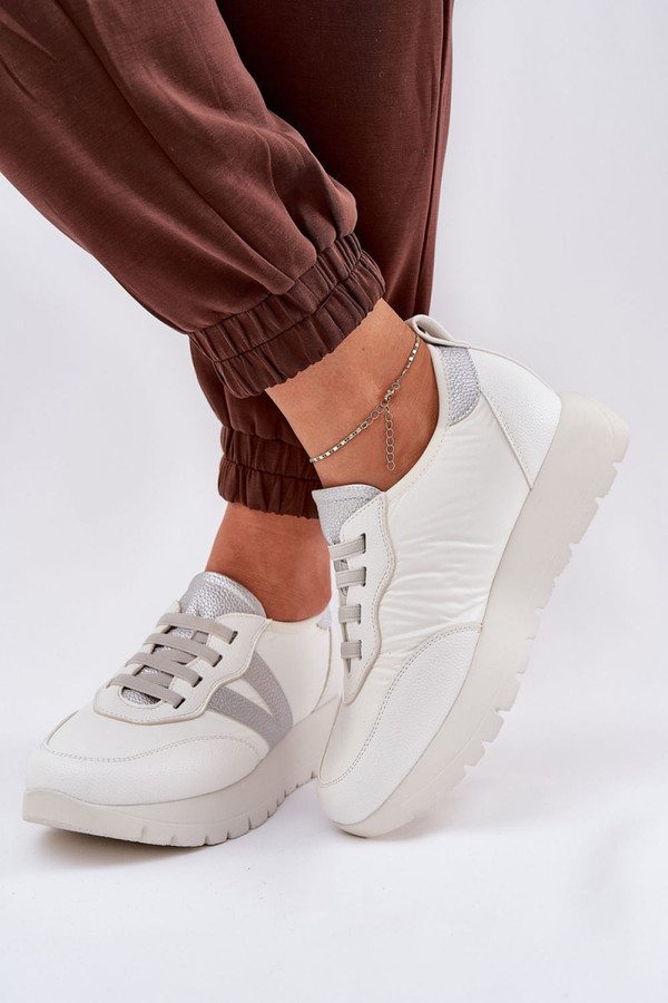 white - Platform sneakers model 209469 Step in style U704-209469