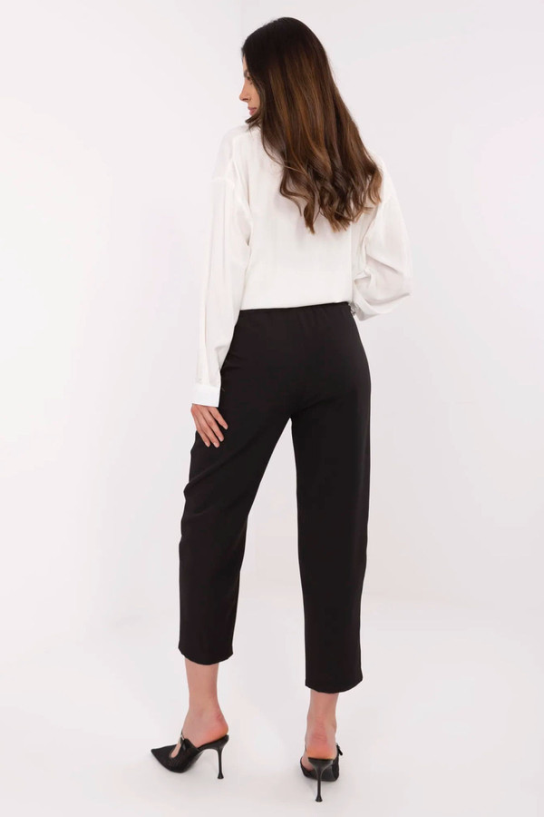 black - Women trousers model 212653 Och Bella U704-212653
