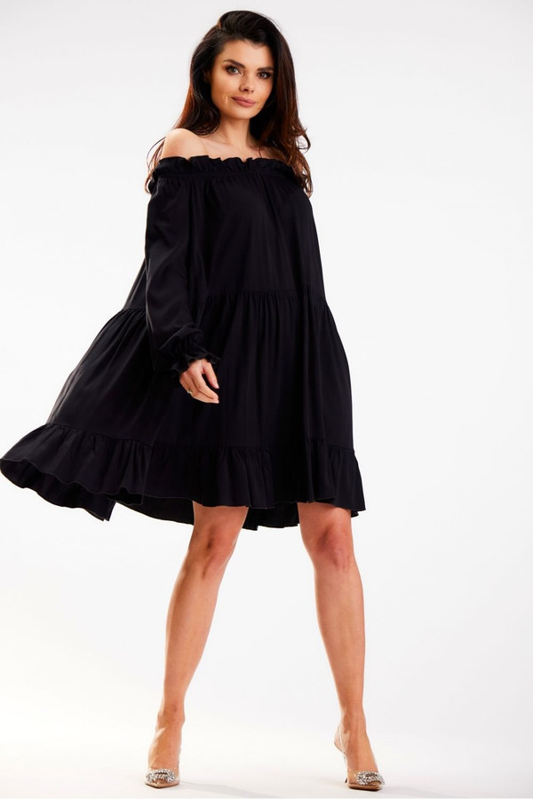 black - Daydress model 179600 awama U704-179600