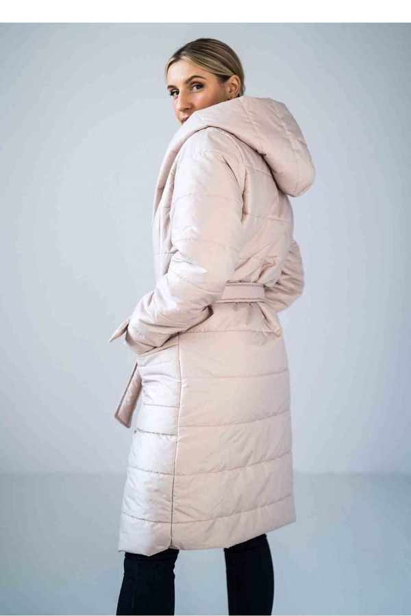 beige - Coat model 174073 Figl U704-174073
