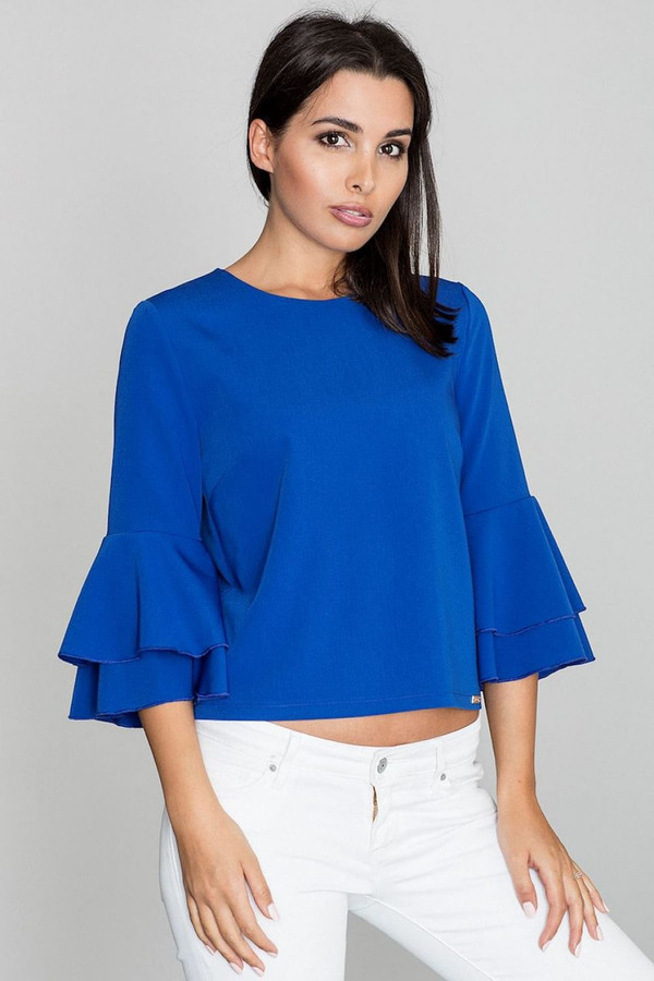 blue - Blouse model 111060 Figl U704-111060