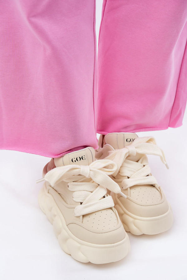beige - Sport Shoes model 211323 Step in style U704-211323