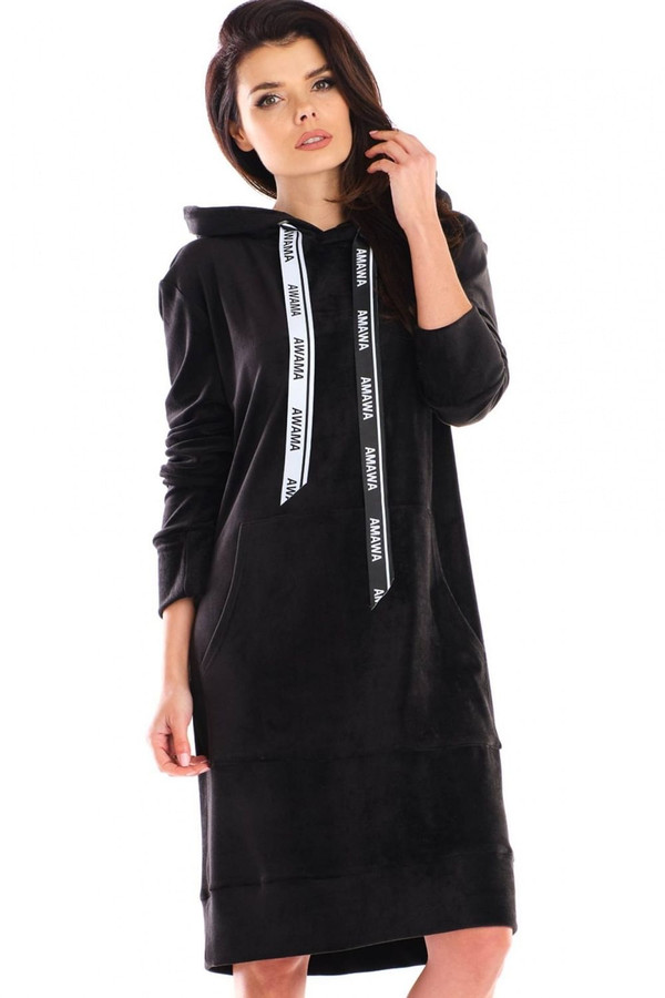 black - Daydress model 154797 awama U704-154797