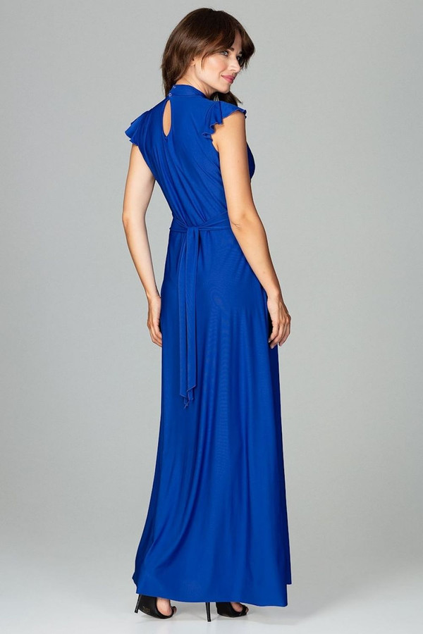blue - Cocktail dress model 120757 Lenitif U704-120757