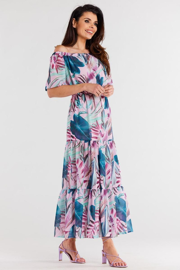 multicolor - Daydress model 196715 awama U704-196715