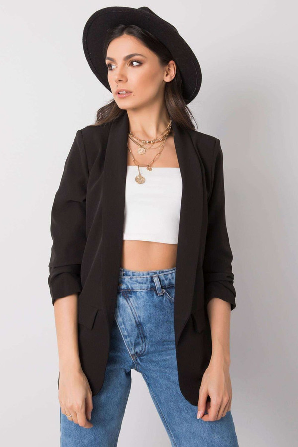 black - Jacket model 159745 Och Bella U704-159745