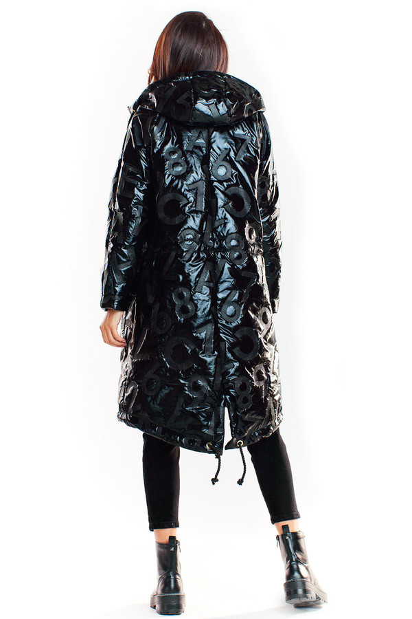 black - Coat model 139560 awama U704-139560