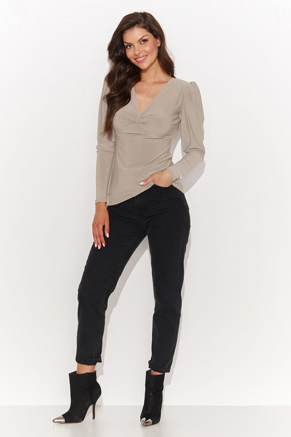 beige - Blouse model 189266 Numinou U704-189266