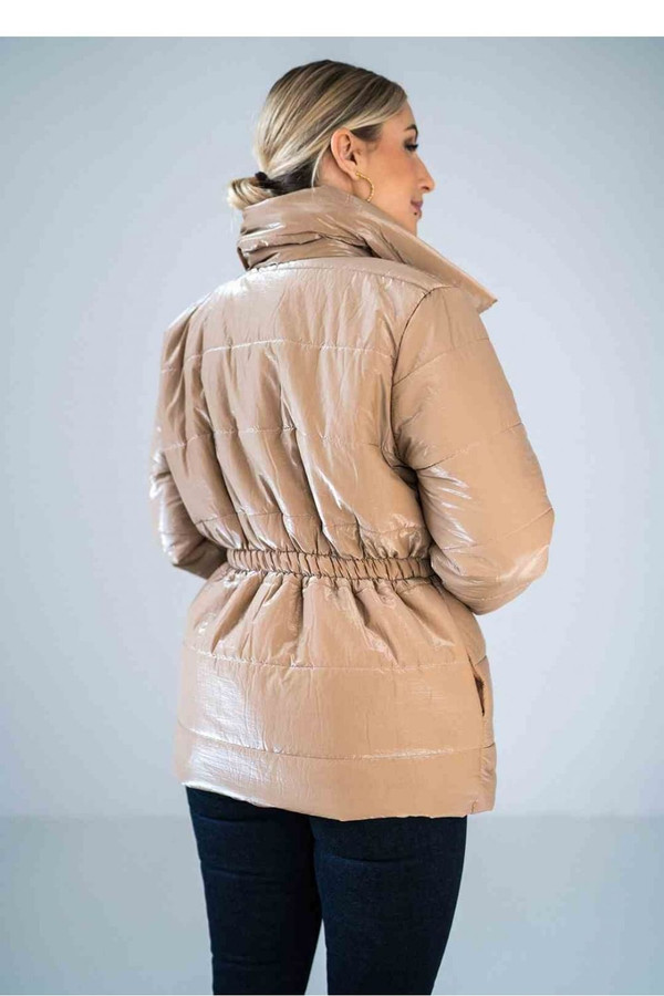 beige - Jacket model 174069 Figl U704-174069
