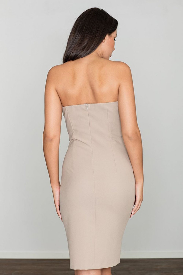 beige - Cocktail dress model 111050 Figl U704-111050